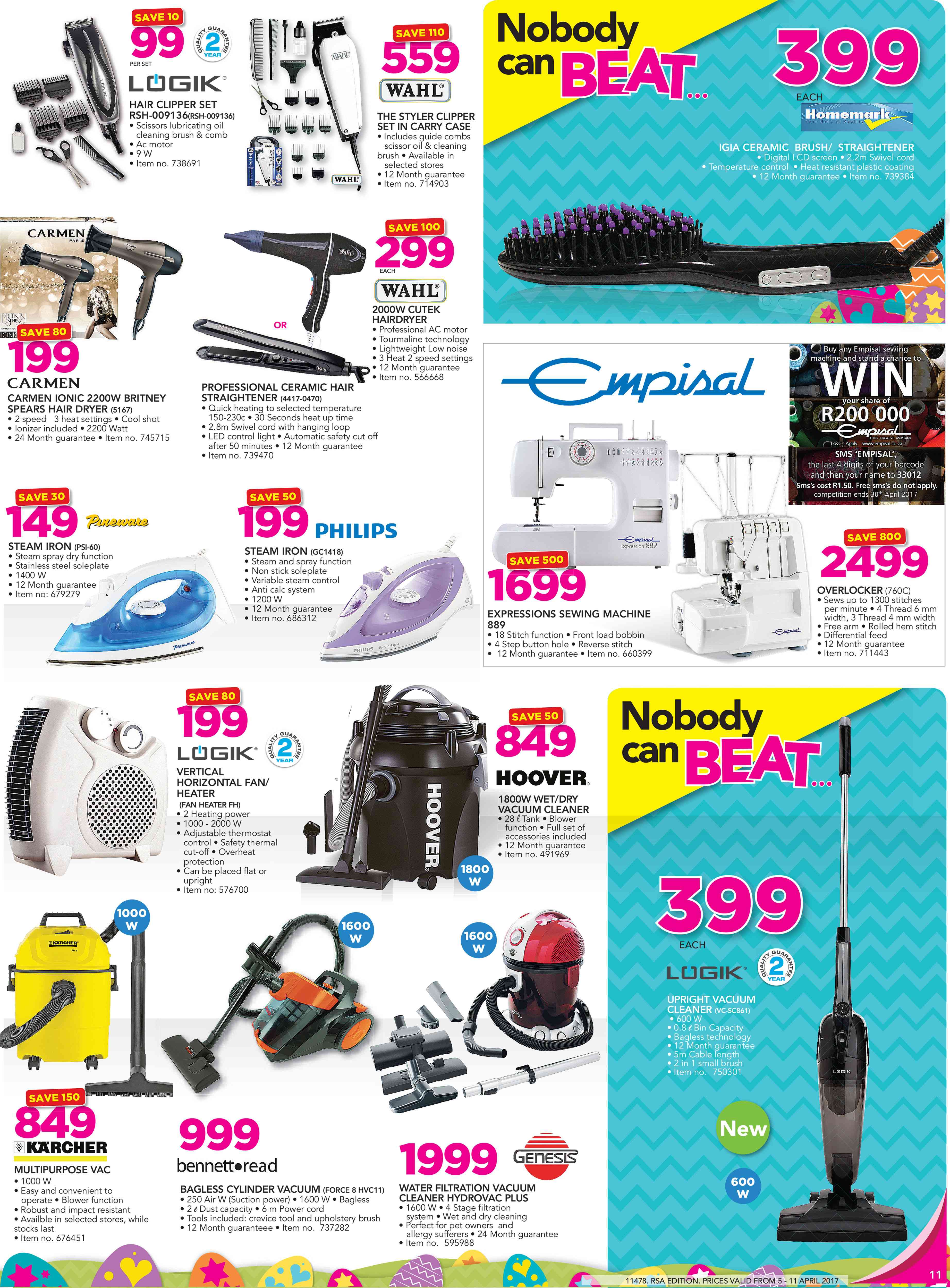 Special Empisal Expressions Sewing Machine 889 — www.guzzle.co.za