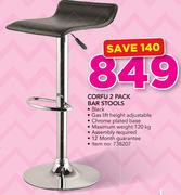 Corfu 2 Pack Bar Stools