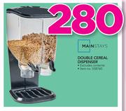 Mainstays Double Cereal Dispenser