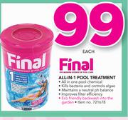 Final All In One Pool Treatment