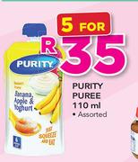 Purity Puree Assorted-5x110ml
