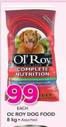 Ol'Roy Dog Food Assorted-8Kg