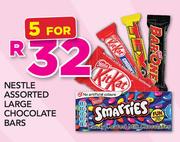 Nestle Assorted Large Chocolate Bars-For 5