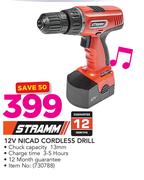 Stramm 12V Nicad Cordless Drill