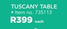 Tuscany Table