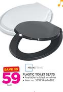 Mainstays Plastic Toilet Seats-Each