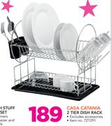 Casa Catania 2 Tier Dish Rack