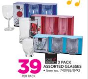 Royal Leerdam 3 Pack Assorted Glasses-Per Pack