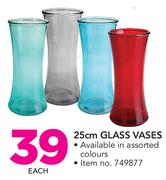 25cm Glass Vases-Each