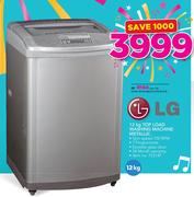 LG 12Kg Top Load Washing Machine Metallic