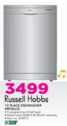 Russell Hobbs 12 Place Dishwasher Metallic