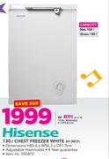 Hisense 130Ltr Chest Freezer White H130CF