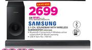 Samsung 2.1 CH. Soundbar With Wireless Subwoofer HW-K360