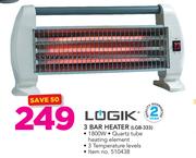 Logik 3 Bar Heater LGB-333