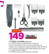 Wahl 11 Piece Clipper 9633-616-Each