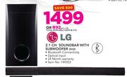 LG 2.1 CH Soundbar With Subwoofer SH2