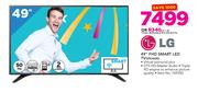 LG 49" FHD Smart LED TV 49LH600