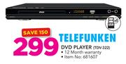 Telefunken DVD Player TDV-322