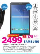 Samsung Galaxy Tab E 9.6" 3G Tablet