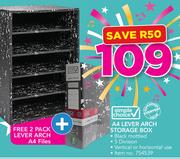Simple Choice A4 Lever Arch Storage Box