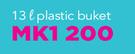 13Ltr Plastic Bucket