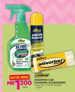 Shield Assorted Car Cleaning Accessories-Each