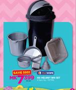 Nuware 40Ltr Helmet Bin Set-Per Set