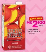 Liqui Fruit Juice-2Ltr