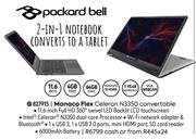 Packard Bell Monaco Flex Celeron N3350 Convertable