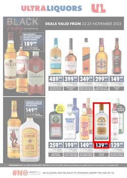 Ultra Liquors : Black Friday (22 November - 25 November 2023), page 1