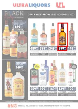 Ultra Liquors : Black Friday (22 November - 25 November 2023), page 1