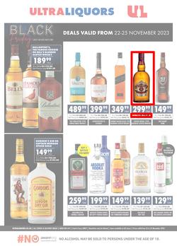 Ultra Liquors : Black Friday (22 November - 25 November 2023), page 1
