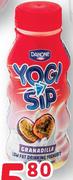 Danone Yogi Sip Low Fat Drinking Yoghurt Assorted-250g