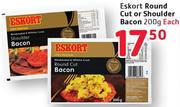 Eskort Round Cut Or Shoulder Bacon-200g Each
