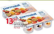 Parmalat Low Fat Fruit Yoghurt Assorted-6x100g-Per Pack
