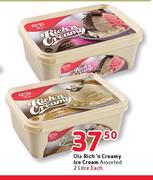 Ola Rich'n Creamy Ice Cream Assorted-2ltr-Each