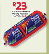 Enterprise French Polony Assorted-1kg/750g-Each