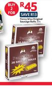 Penny Wise Original Sausage Rolls-2x20's