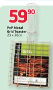PnP Metal Grid Toaster 23x26Cm