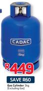 Cadac Gas Cylinder(Excluding Gas)-5Kg