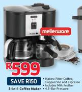  Mellerware 3-In-1 Coffee Maker