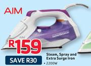AIM 2200W Steam, Spray And Extra Surge Iron
