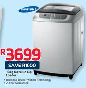 Samsung 13kg Metallic Top Loader