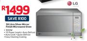 LG 56Ltr Silver Mirror Finish Microwave Oven