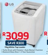 LG 11kg White Top Loader