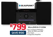  Blaupunkt Micro DVD Hi-Fi 220W