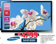 Samsung 43" 109cm Plasma TV PS43H4000
