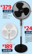 Counter Point Chrome Pedestal Fan 40cm CPPF-16