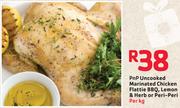 PnP Uncooked Marinated Chicken Flattie BBQ, Lemon And Herb Or Peri-Peri-Per Kg