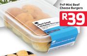 PnP Mini Beef Cheese Burgers
